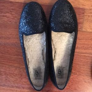UGG Glitter flats.